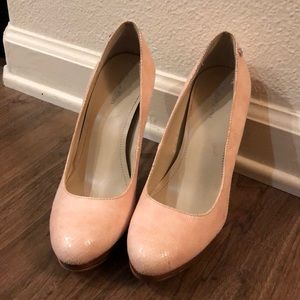 Nude Calvin Klein pumps